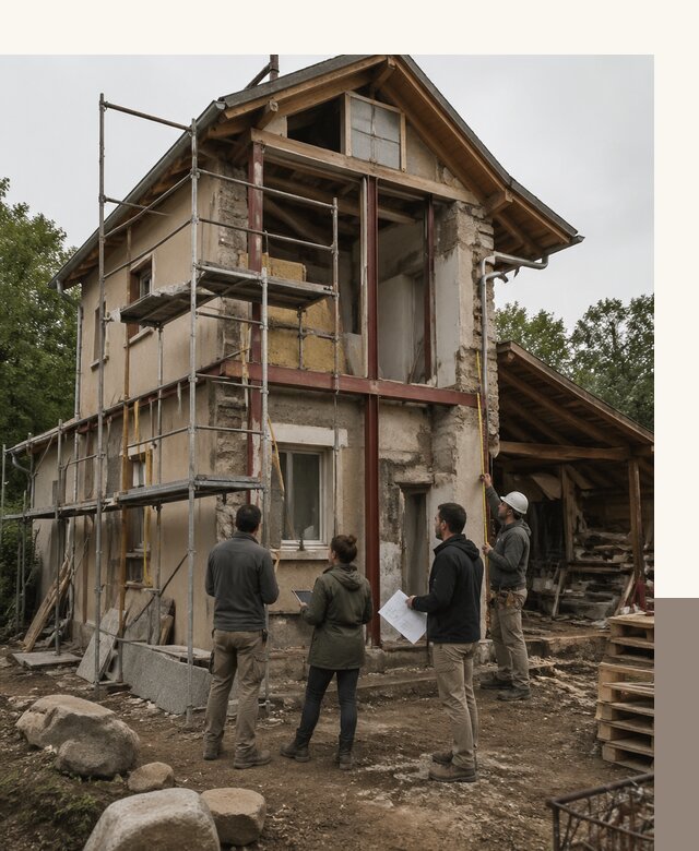 Реконструкция загородного дома под ключ в Севастополе от бюро