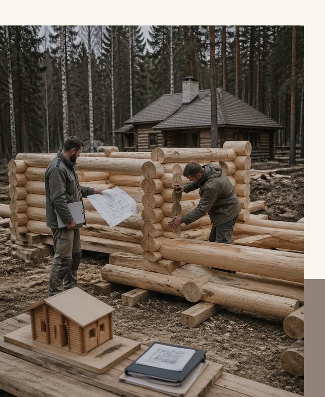 Проектирование и строительство домов из бревна в Севастополе